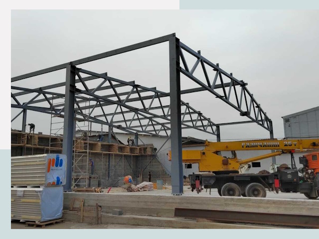 Строительство цехов в Нижнекамске