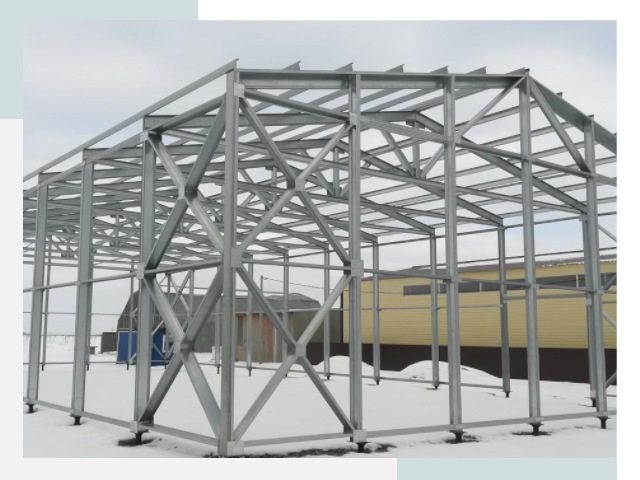 Каркасные ангары в Нижнекамске