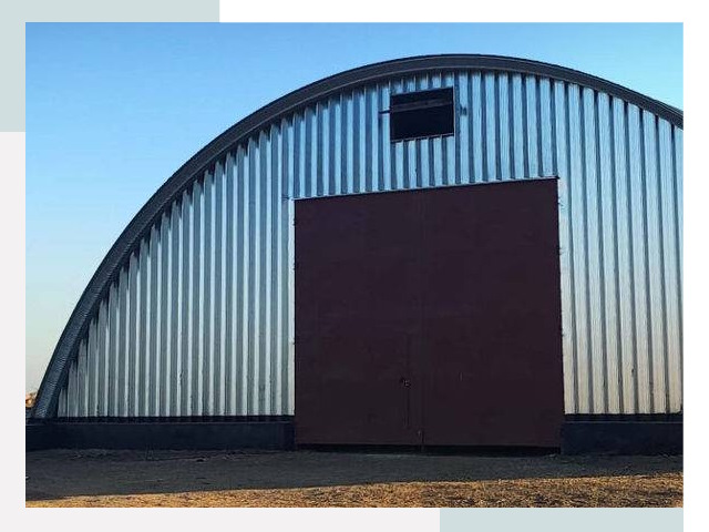 Бескаркасные ангары в Нижнекамске