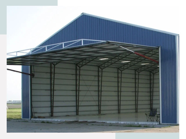 Прямо стенные ангары в Нижнекамске