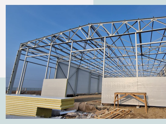 Утепленные ангары в Нижнекамск от 608 руб. за м²