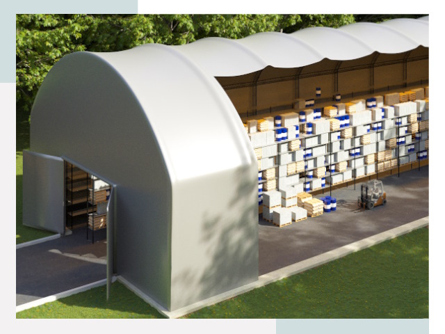 Тентовые ангары в Нижнекамске