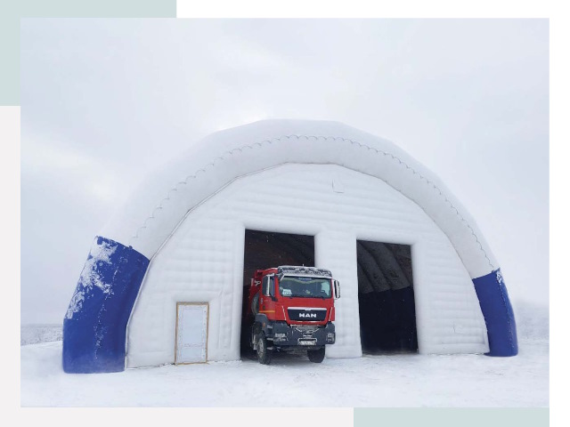 Мобильные ангары в Нижнекамске