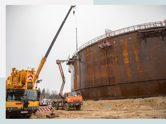 Монтаж резервуаров в Нижнекамске от 608 руб. за м³