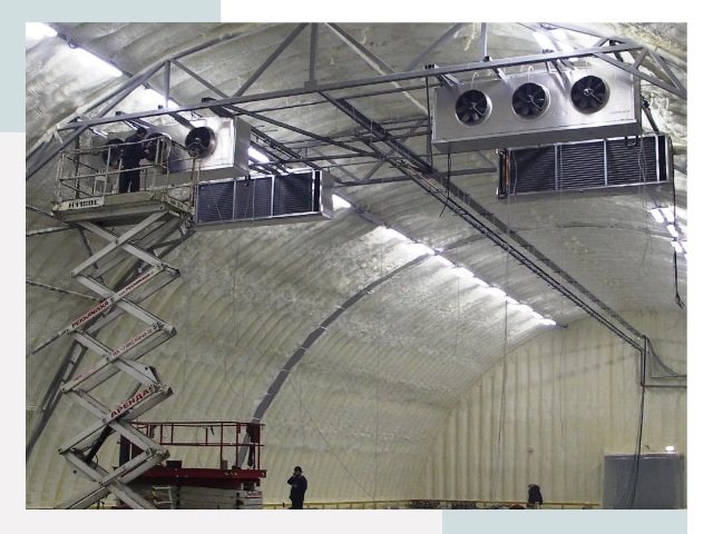Оснащение ангаров в Нижнекамске