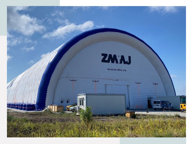 Брендирование ангаров в Нижнекамске