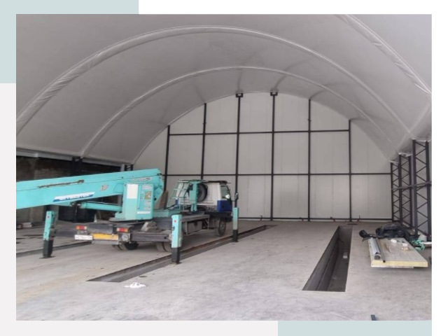 Внутреннее оснащение ангаров в Нижнекамске