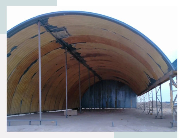 Реконструкция ангаров в Нижнекамске