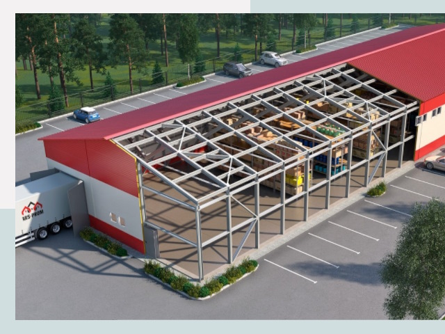 Проектирование ангаров в Нижнекамске от 608 руб.